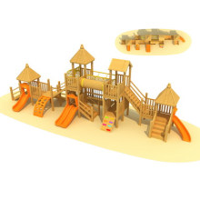 Desenvolvimento profissional ao ar livre Kids School Wood Playground Equipment